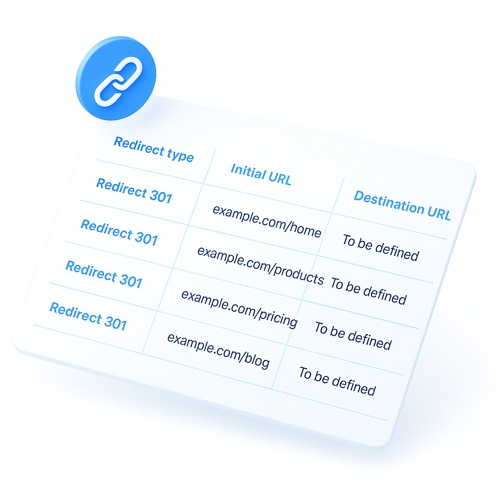 Redirection de page - Rankéo
