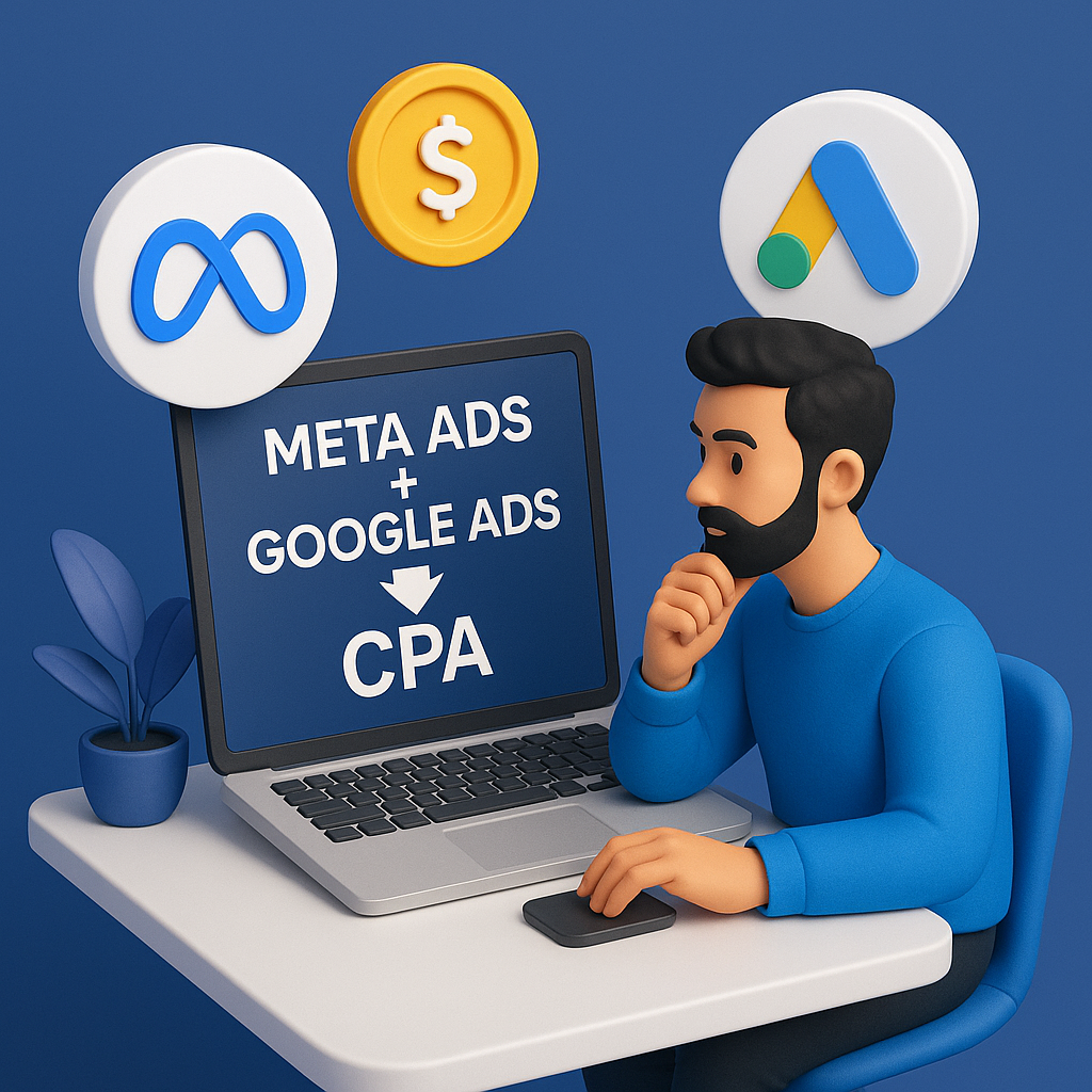la combinaison de Meta Ads et Google Ads pour réduire le CPA.
