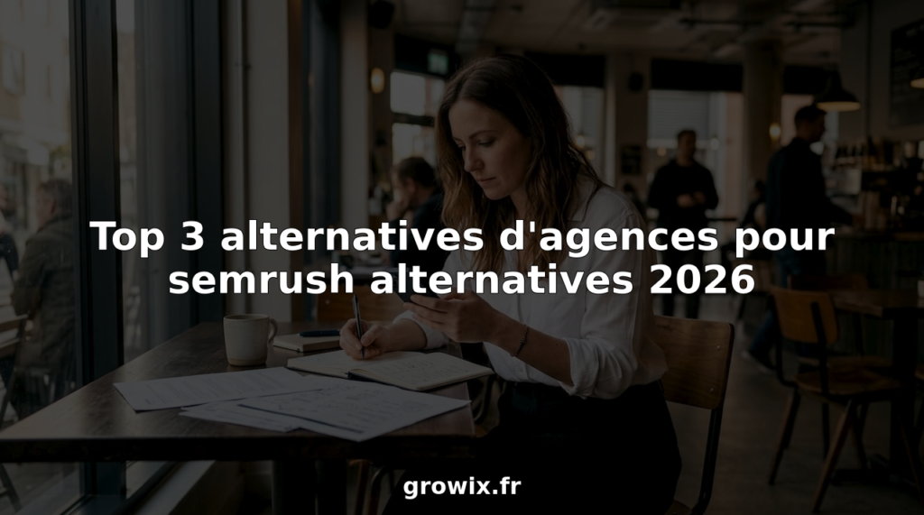 Top 3 alternatives d&rsquo;agences pour semrush alternatives 2026
