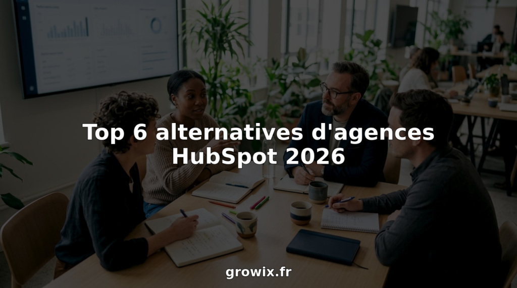 Top 6 alternatives d&rsquo;agences HubSpot 2026
