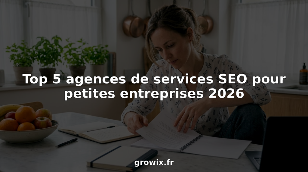 Top 5 agences de services SEO pour petites entreprises 2026